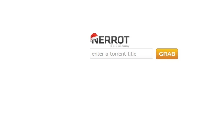 une capture d'écran du site Web de nerrot.